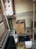 Huge lot of shelving/consumables - 24