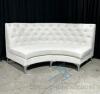 (10) Cartier Curved Sofa - white