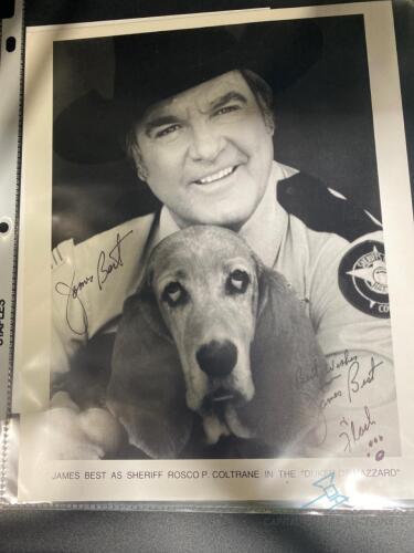 James Best signed Dukes of Hazzard photo