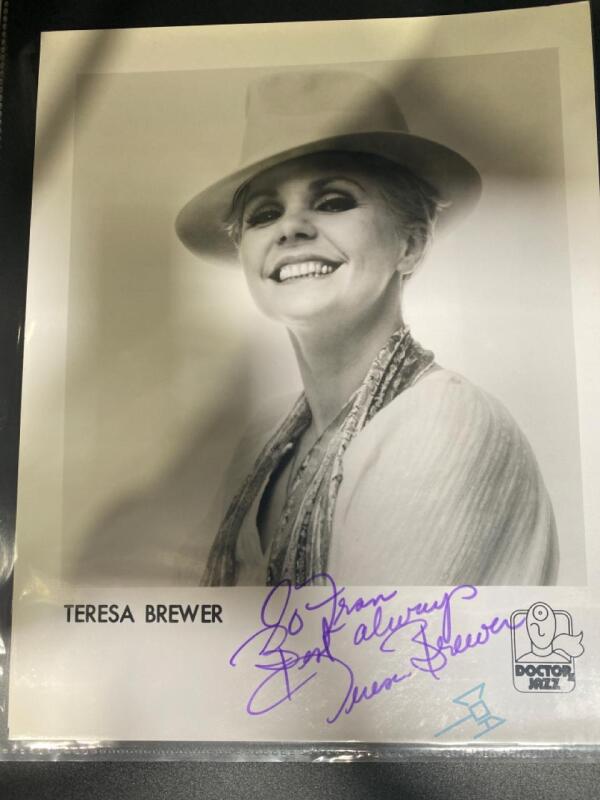Teresa Brewer signed photo