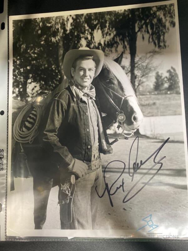 Rex Allen signed photo