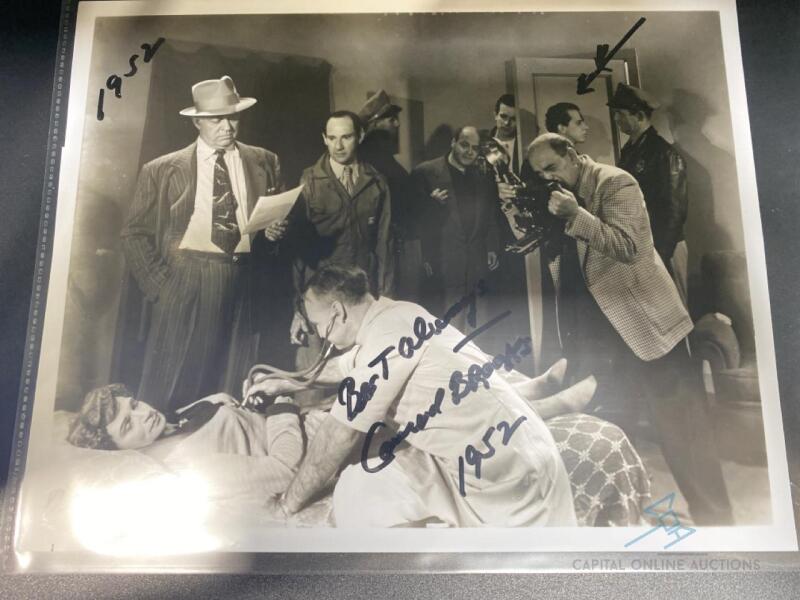 Conrad Brooks signed Plan 9 From Outer Space photo