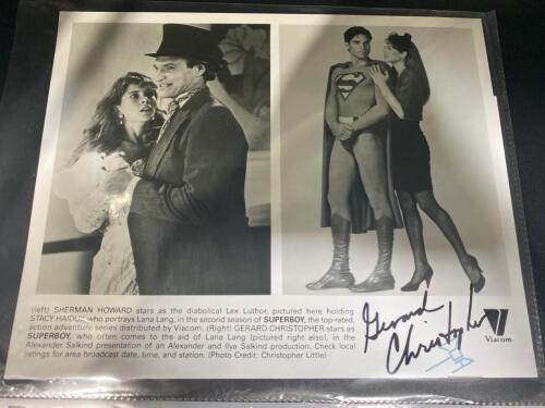 Superboy Gerard Christopher signed photo