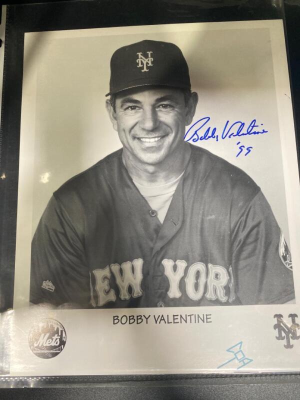 Bobby Valentine signed photo