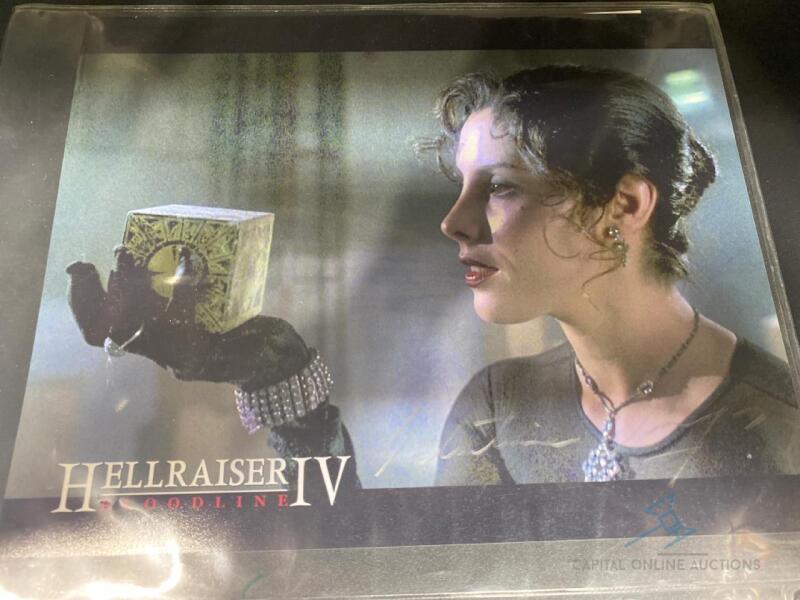 Hellraiser IV Valentina Vargas signed movie photo