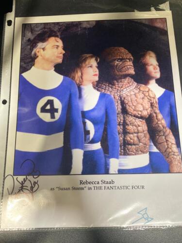 The Fantastic Four Rebecca Staab signed movie photo