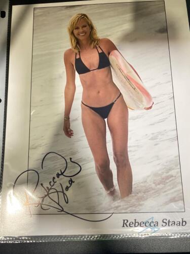 Rebecca Staab signed Miss America contestant photo