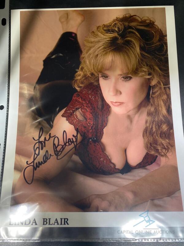 Linda Blair signed photo