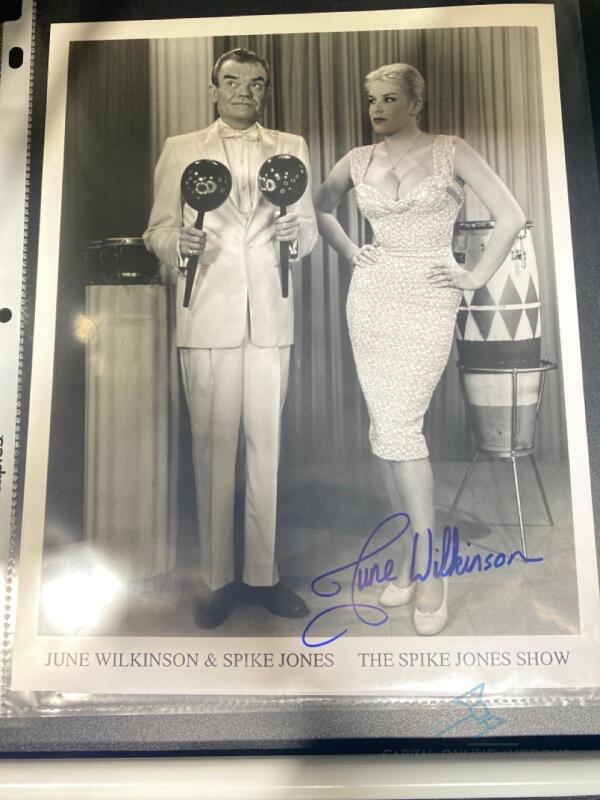 June Wilkinson signed photo