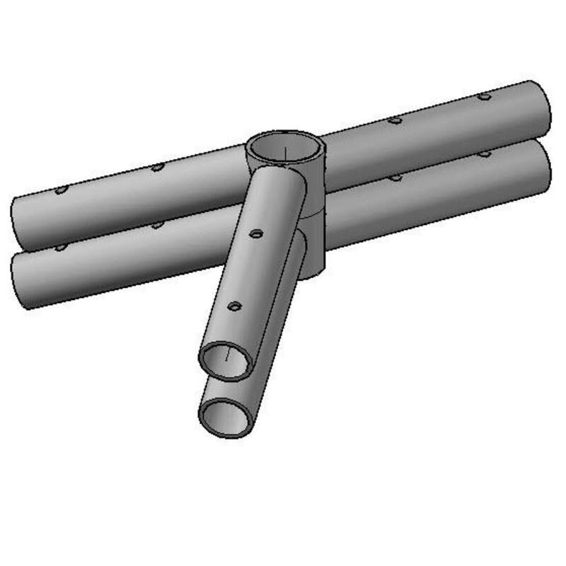 Brand New Double tube 3 way crown