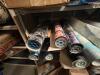 Large lot of wrapping paper and shelving - 5