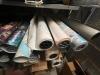 Large lot of wrapping paper and shelving - 6