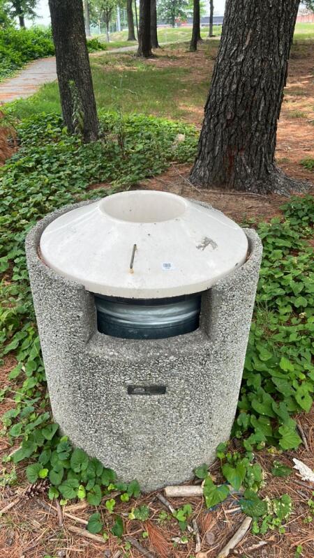 Heavy Duty stone/concrete trash can