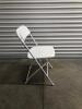 (50) White Poly Folding Chairs - 3