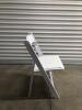 (66) White Resin Folding Chairs - 2