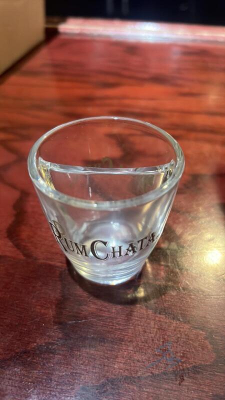 Lot of 32 RumChata 2 compartment shot glasses