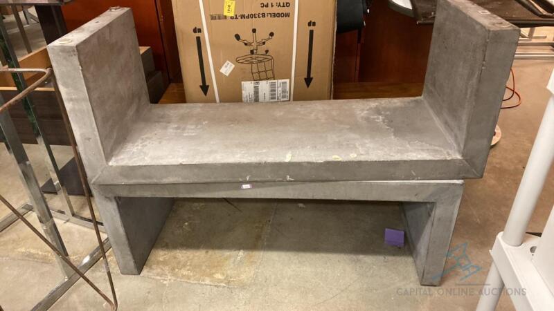 2 Heavy Concrete Benches