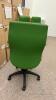 3 Green Executive Adjustable Office Chairs - 3