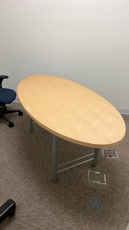 6’x3’ Oval Conference Table