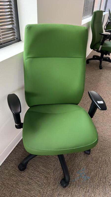 Green Executive Adjustable Office Chair