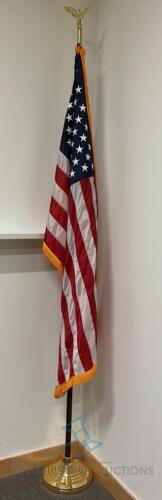 American Flag and pole