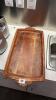 Wooden Tray and Automatic Soap Dispensers - 2