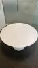 47” White Circular Table - 2