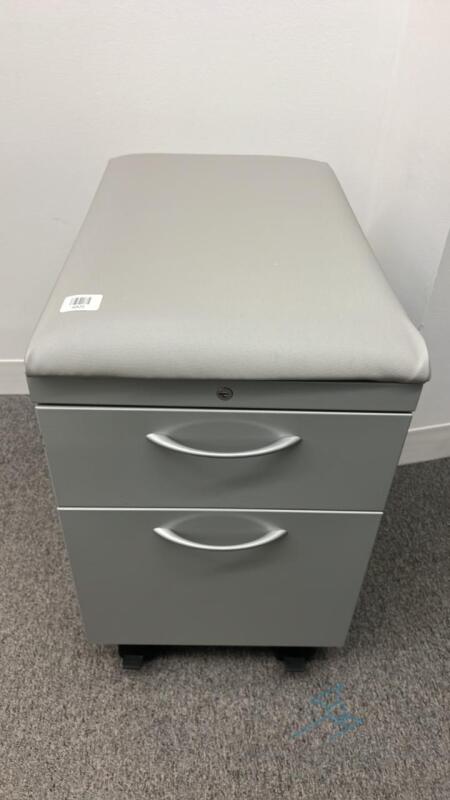 Pedestal filing cabinet on wheels