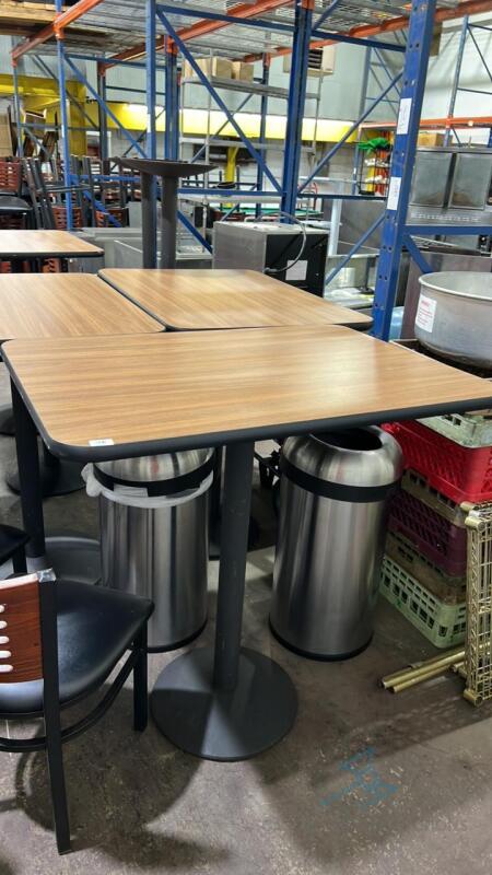 (2) Cocktail Height Tables