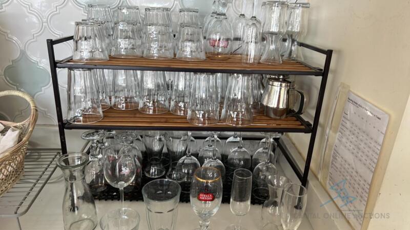 Lot of 150+ Assorted glassware