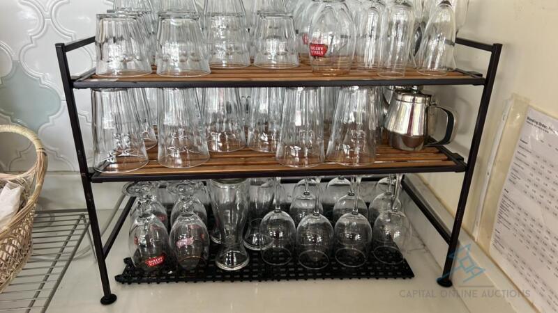 (2) Glassware racks