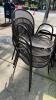 (14) metal outdoor chairs - 3