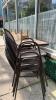 (14) metal outdoor chairs - 4