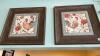 (2) Framed Chicken Prints