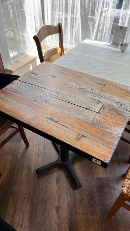 30”x24” Wood Dining Table