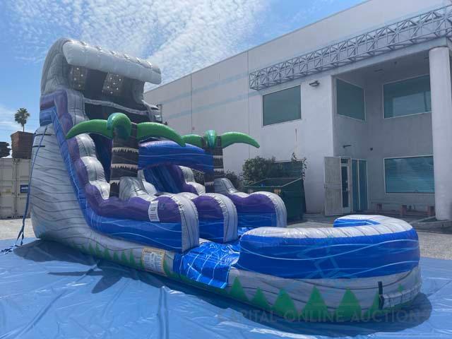 NEW 22 ft Purple Crush Tsunami SL SP Water Slide + Slip & Slide