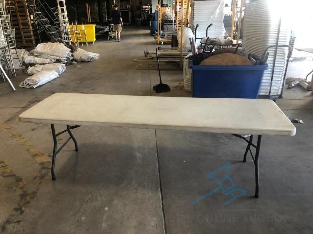 (19) 8' Banquet Resin Table