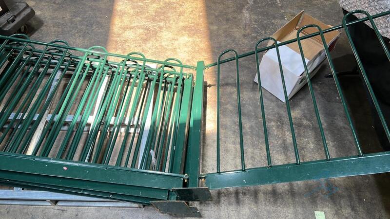 Green Metal Fencing