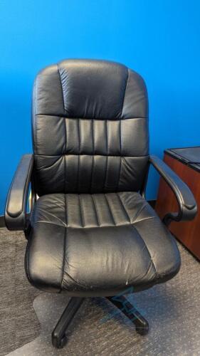 Leather Desk chair (L3)