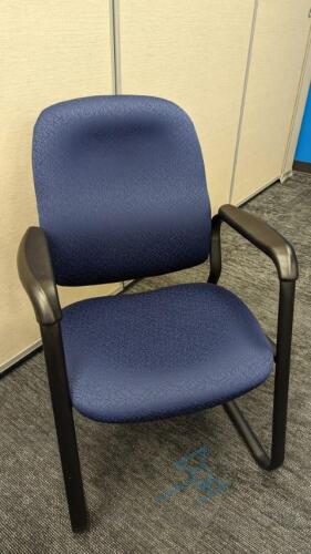 (28) Blue guest chair (MCR4)