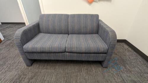 (2) Blue love seats (TW3)