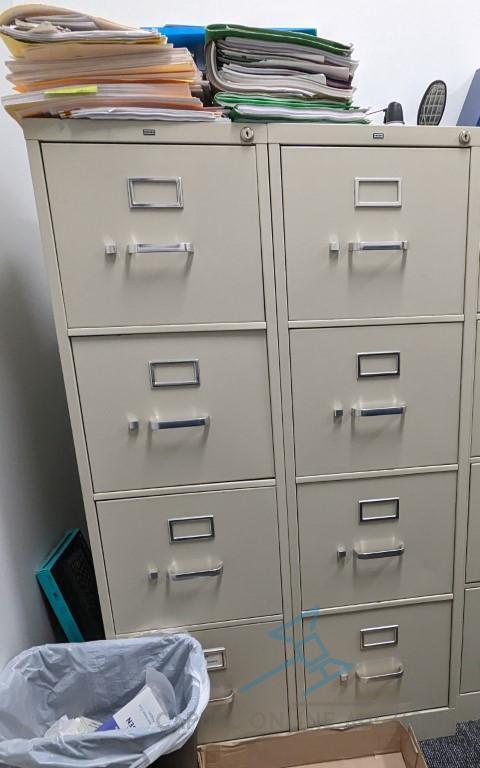 (2) Metal file cabinets (JG5)