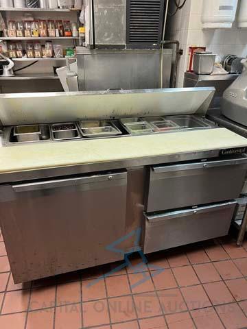 Refrigerated Sandwich Prep Table