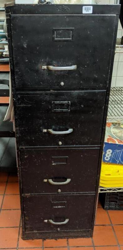 Black Filing Cabinet