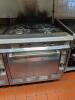 Vulcan Flat Top Stove with 4 burners and 2 ovens - 2