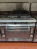 Vulcan Flat Top Stove with 4 burners and 2 ovens - 2