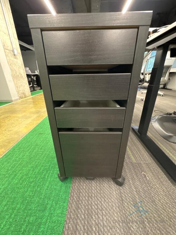 Under desk filing cabinet