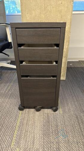 Under desk filing cabinet with wheels