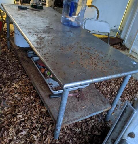 Stainless Steel Table with undershelf