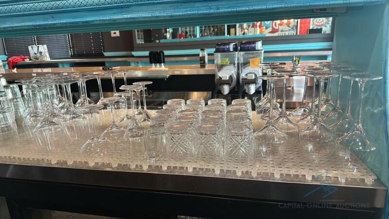 Lot of 300 Assorted Glasses plus glass trays